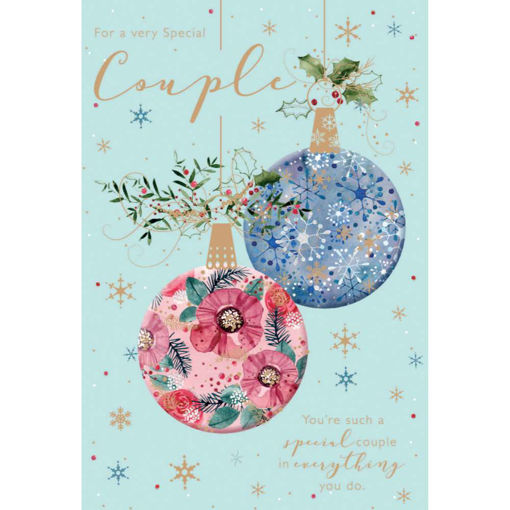 Picture of FOR A VERY SPECIAL COUPLE CHRISTMAS CARD